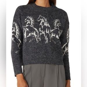 MINKPINK Horse Motif Sweater, Size L